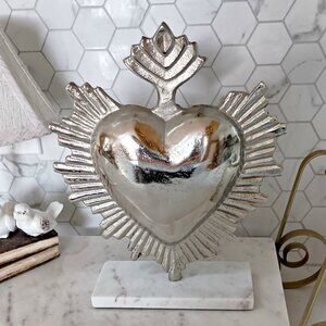 NEW! FLAMING HEART SACRED HEART LOVE DECOR